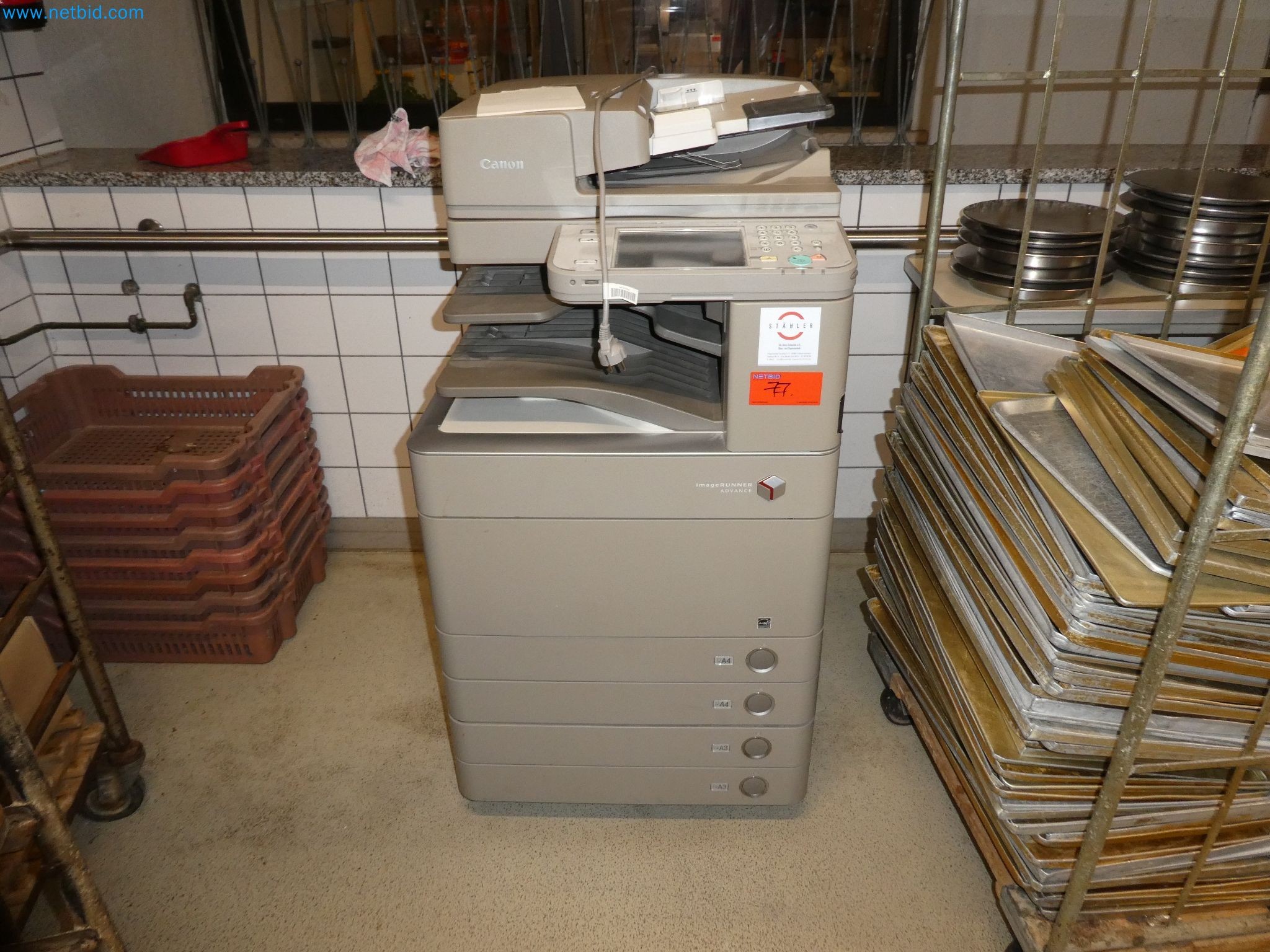 Operating and office equipment of a bakery-1