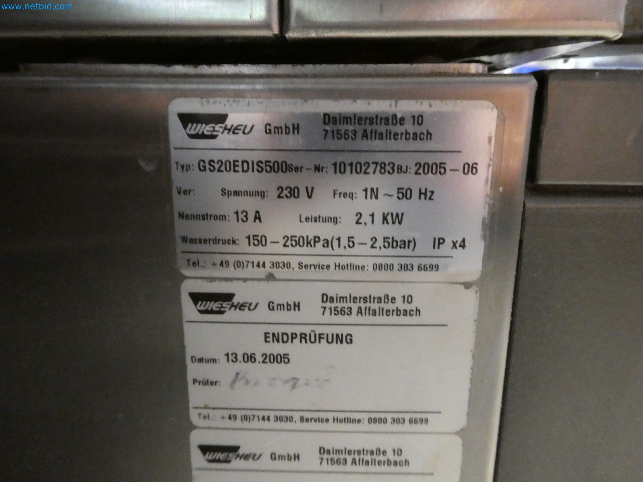 Operating and office equipment of a bakery-2