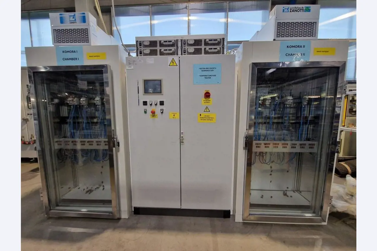 Machines from a plant producing surge protection devices-1