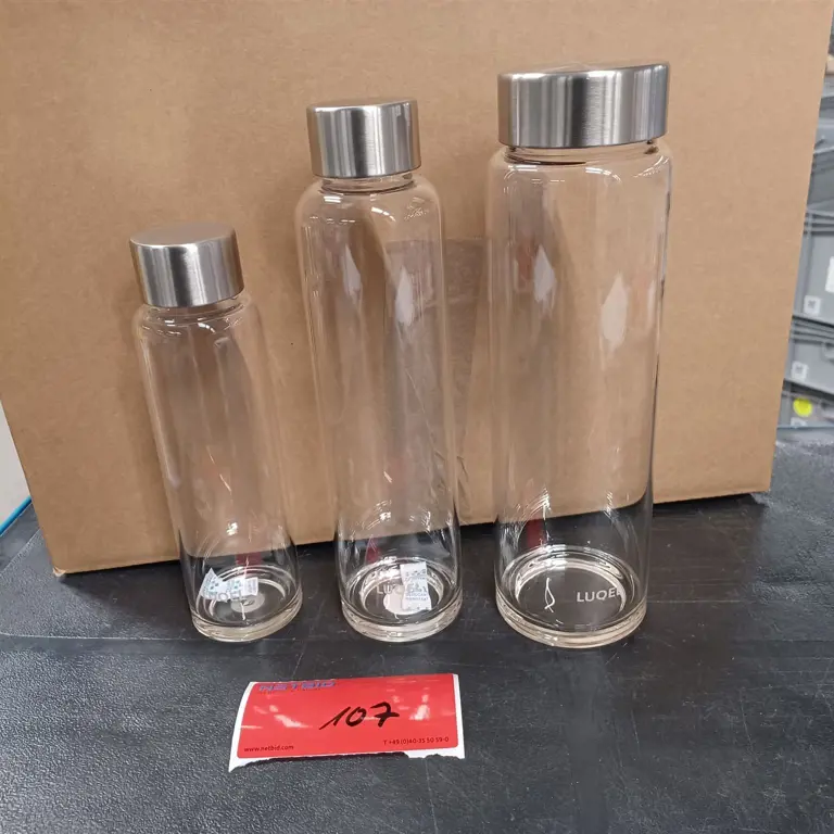 1 Posten Glass bottles LUQEL