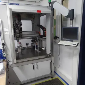 Klebstoff-/Dichtungsmittel-Auftragsmaschine (MP00011) Scheugenpflug CNCell 1400x1200 Dispensing Machine Station 010