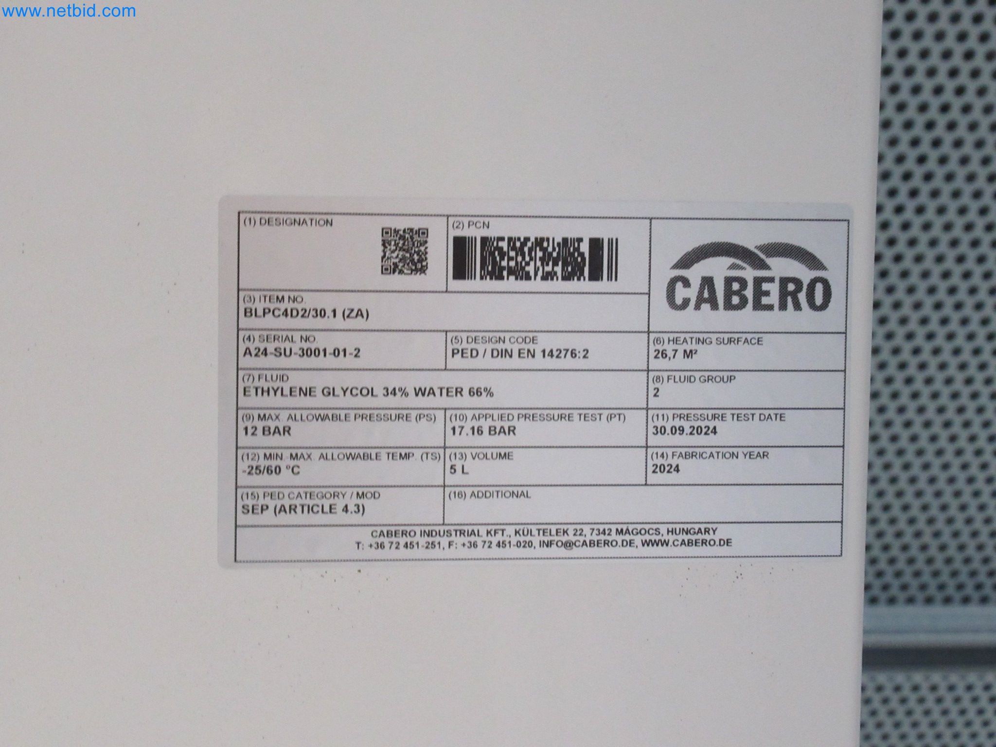 LILIUM eAircraft GmbH / LILIUM GmbH; Maschinen, Testanlagen und Betriebsausstattungen zur Herstellung von eVTOL -13