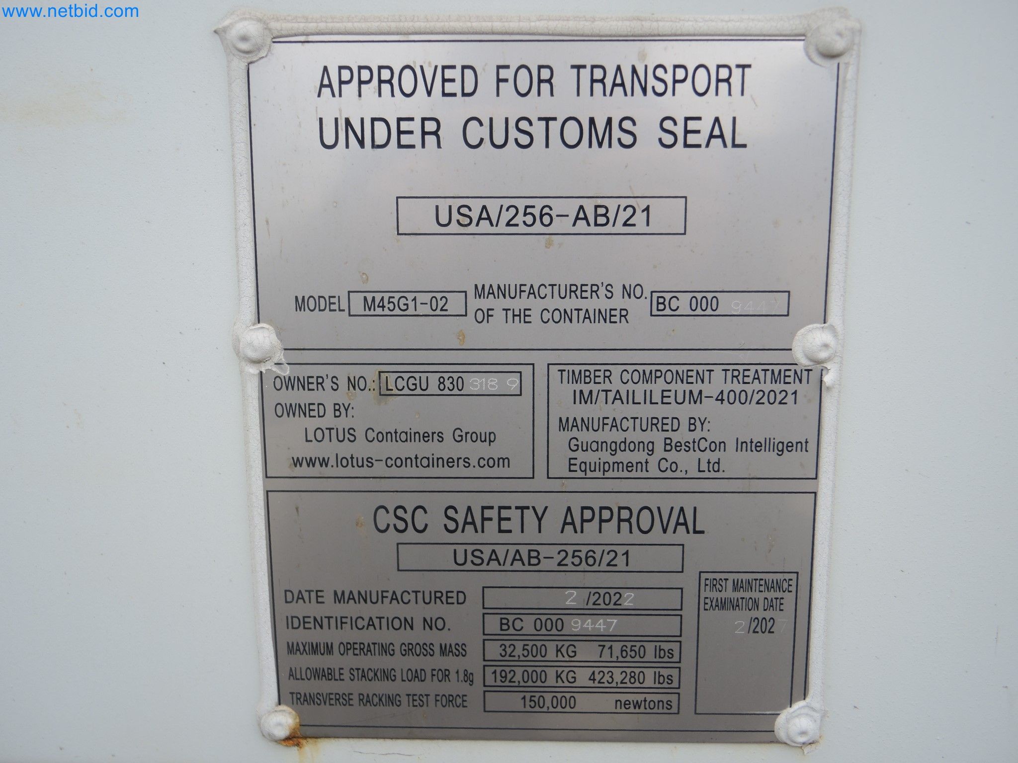 LILIUM eAircraft GmbH / LILIUM GmbH; stroji, preskusni sistemi in delovna oprema za proizvodnjo eVTOL-7