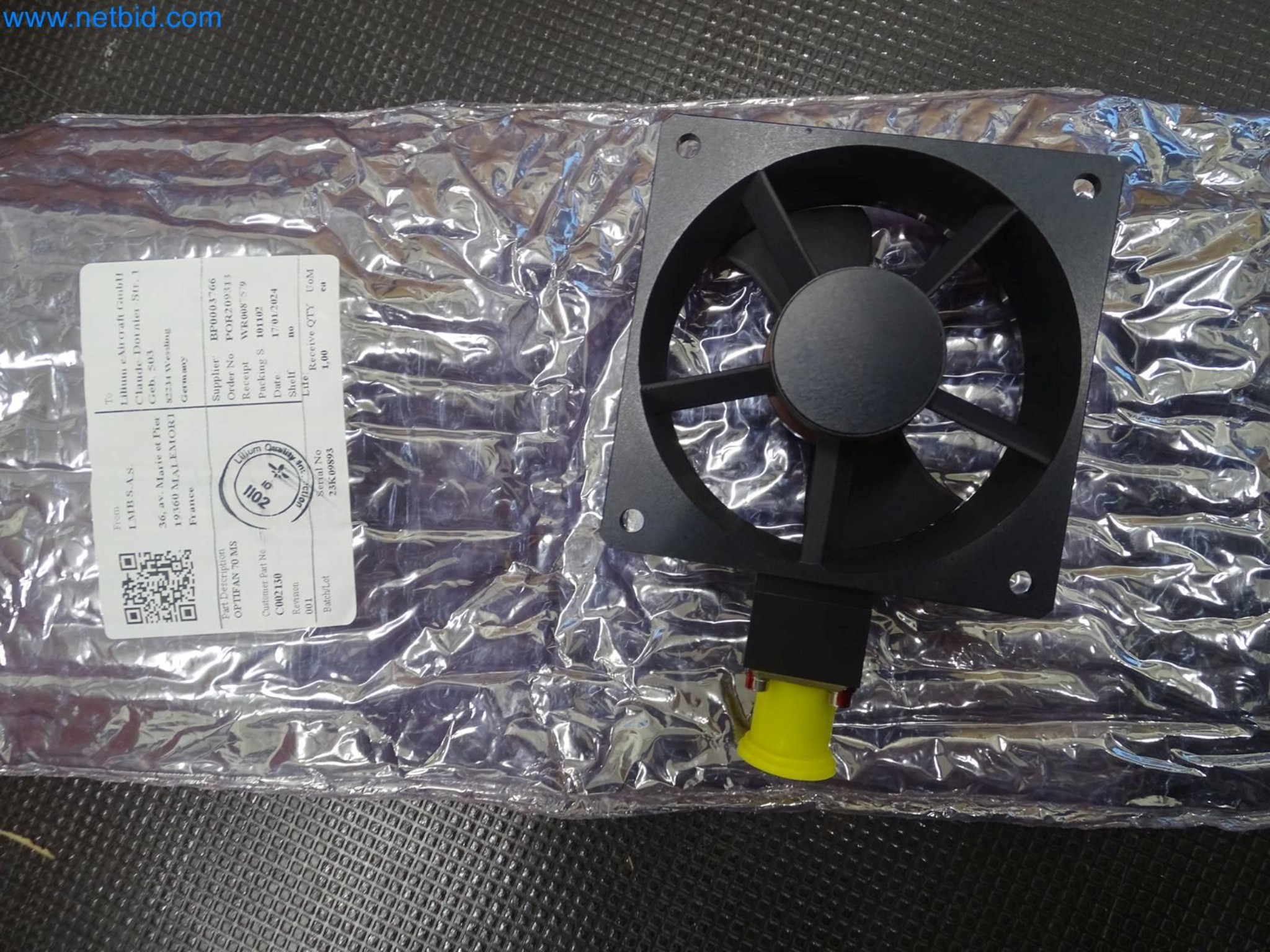 LILIUM eAircraft GmbH / LILIUM GmbH; Maschinen, Testanlagen und Betriebsausstattungen zur Herstellung von eVTOL -1