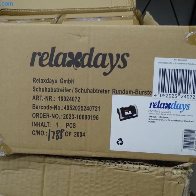 10 Schuhabstreifer mit Rundumbürsten Relaxdays