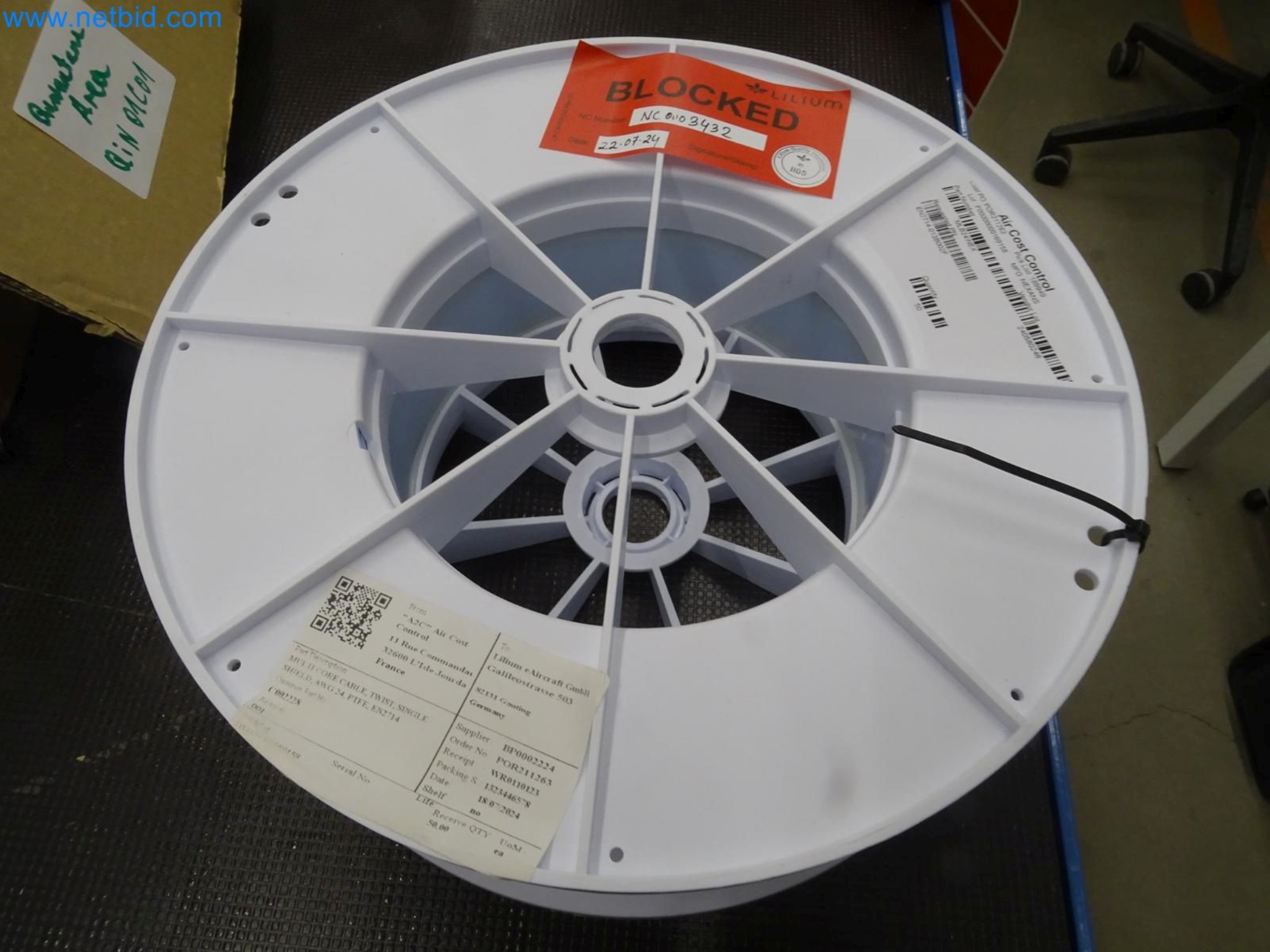 LILIUM eAircraft GmbH / LILIUM GmbH; stroji, preskusni sistemi in delovna oprema za proizvodnjo eVTOL-1