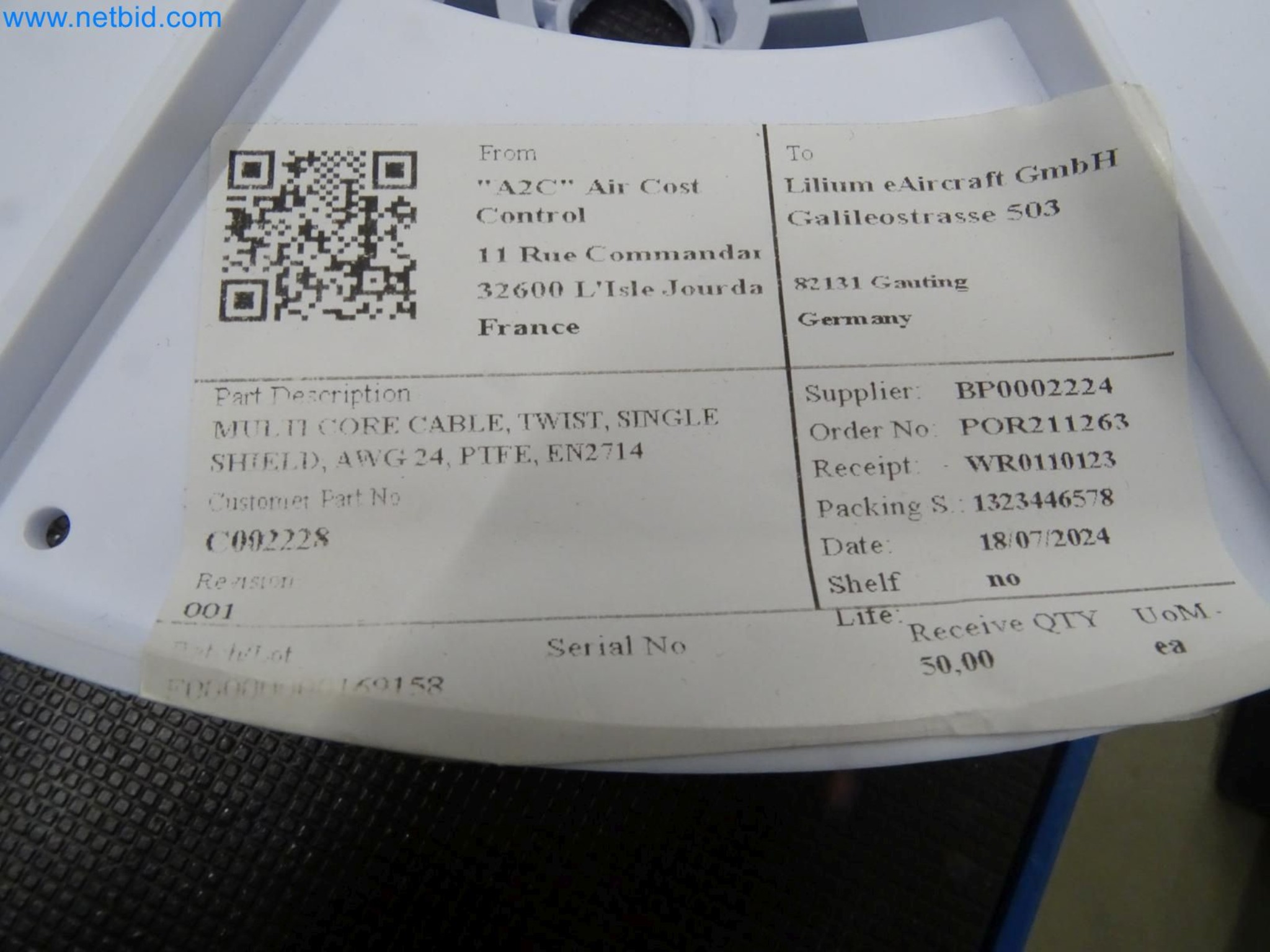 LILIUM eAircraft GmbH / LILIUM GmbH; stroji, preskusni sistemi in delovna oprema za proizvodnjo eVTOL-2