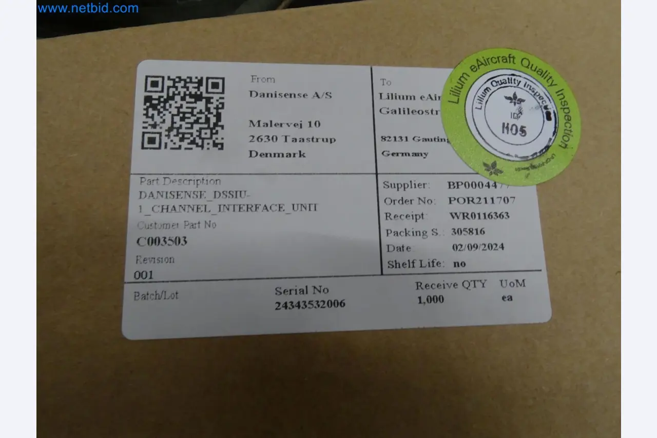 LILIUM eAircraft GmbH / LILIUM GmbH; stroji, preskusni sistemi in delovna oprema za proizvodnjo eVTOL-7