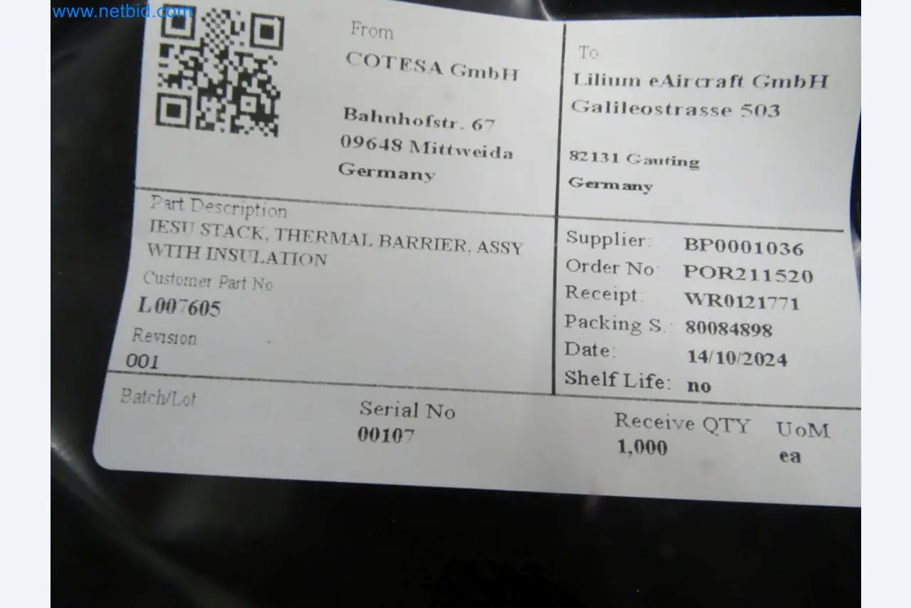 LILIUM eAircraft GmbH / LILIUM GmbH; máquinas, sistemas de prueba y equipos operativos para la producción de eVTOLs-2