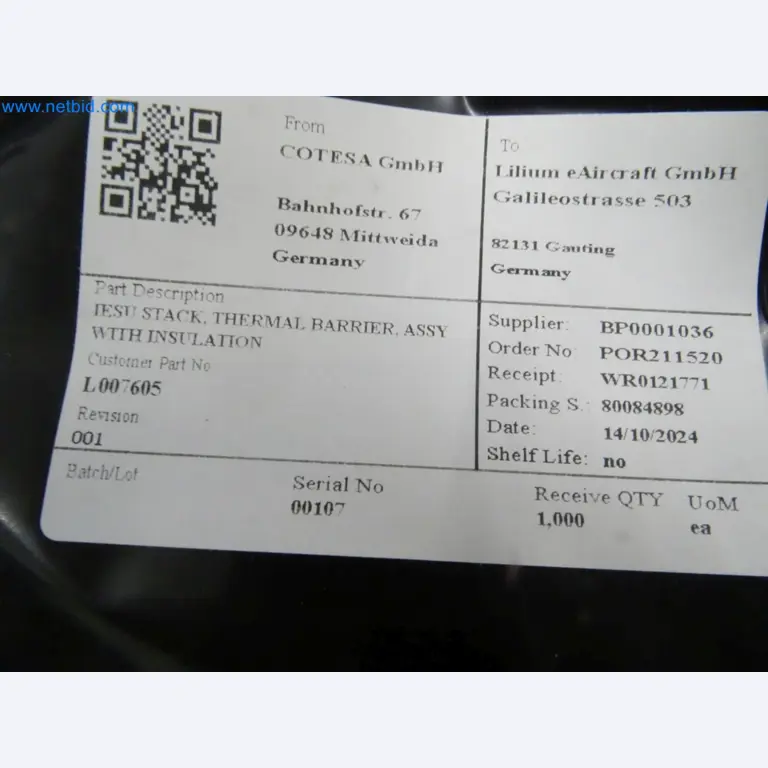 LILIUM eAircraft GmbH / LILIUM GmbH; máquinas, sistemas de prueba y equipos operativos para la producción de eVTOLs-2