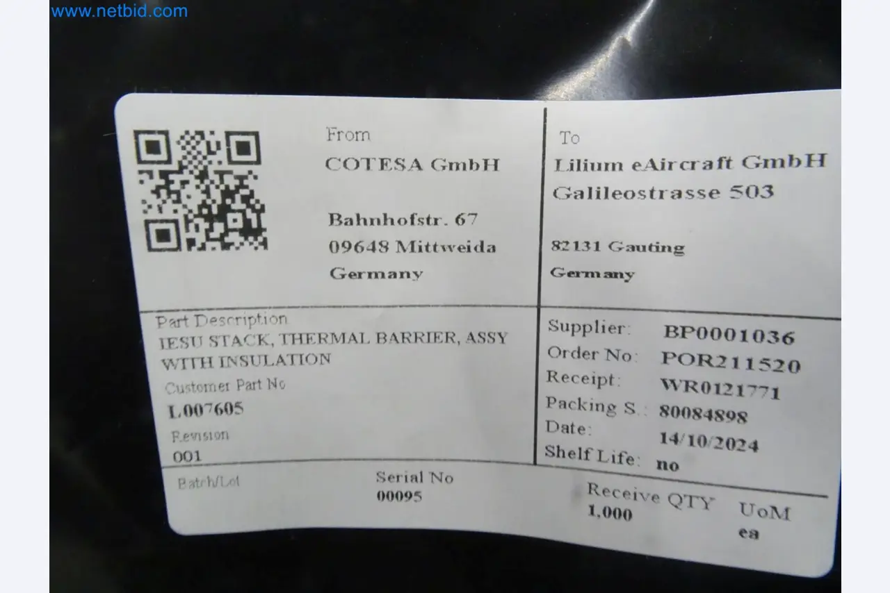 LILIUM eAircraft GmbH / LILIUM GmbH; máquinas, sistemas de prueba y equipos operativos para la producción de eVTOLs-6