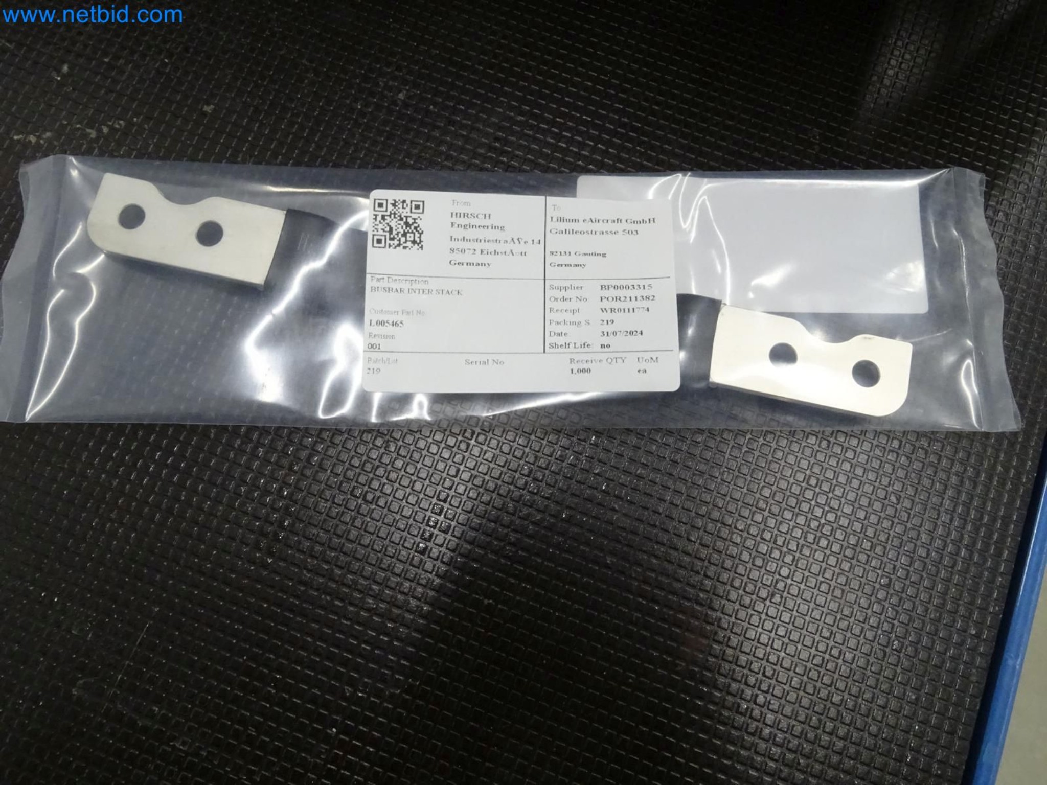 LILIUM eAircraft GmbH / LILIUM GmbH; machines, test systems and operating equipment for the production of eVTOLs-1