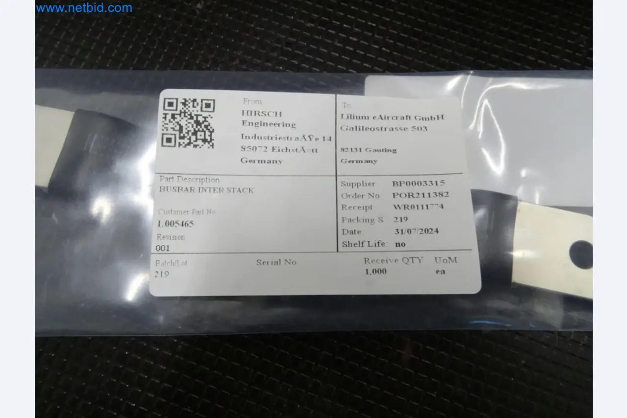 LILIUM eAircraft GmbH / LILIUM GmbH; machines, test systems and operating equipment for the production of eVTOLs-2