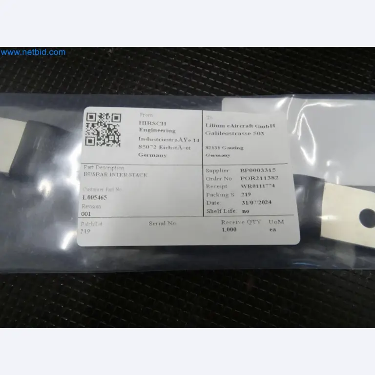 LILIUM eAircraft GmbH / LILIUM GmbH; machines, test systems and operating equipment for the production of eVTOLs-2