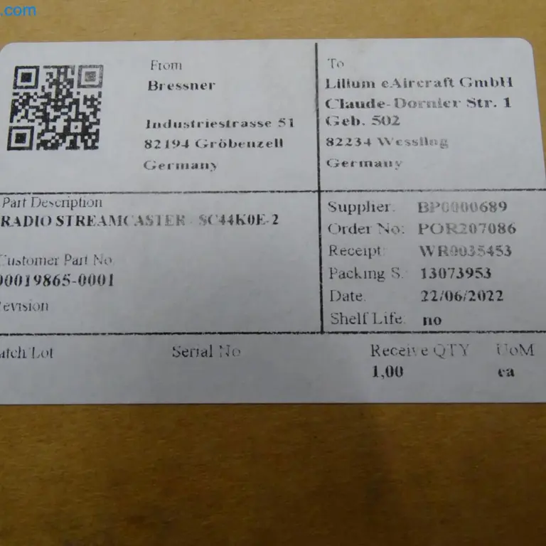 Radio Streamcaster Bressner SC44K0E-2