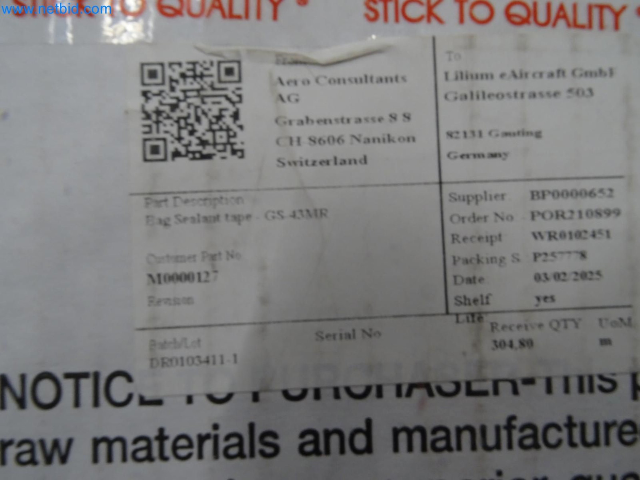 LILIUM eAircraft GmbH / LILIUM GmbH; stroji, preskusni sistemi in delovna oprema za proizvodnjo eVTOL-5