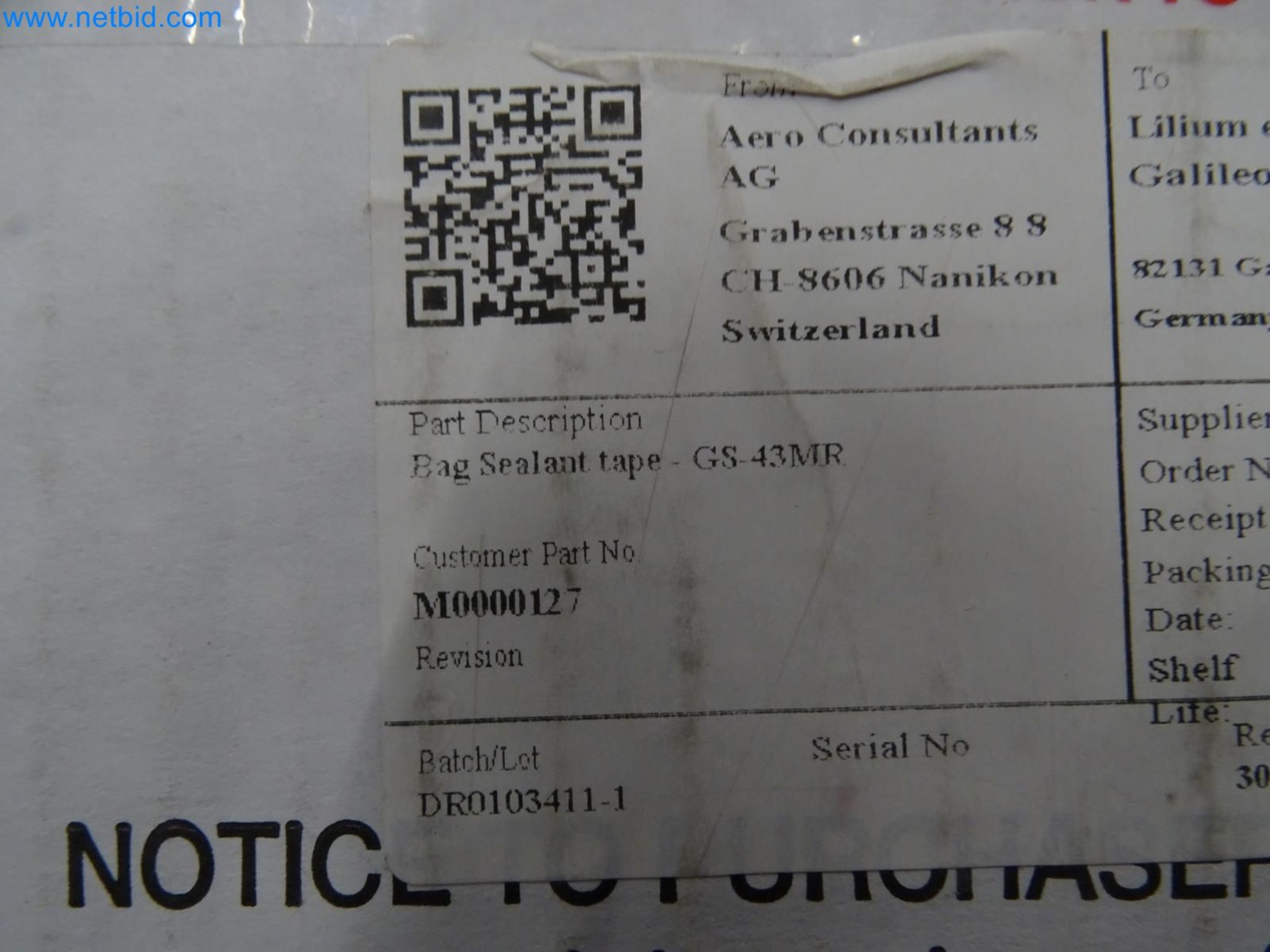 LILIUM eAircraft GmbH / LILIUM GmbH; stroji, preskusni sistemi in delovna oprema za proizvodnjo eVTOL-6