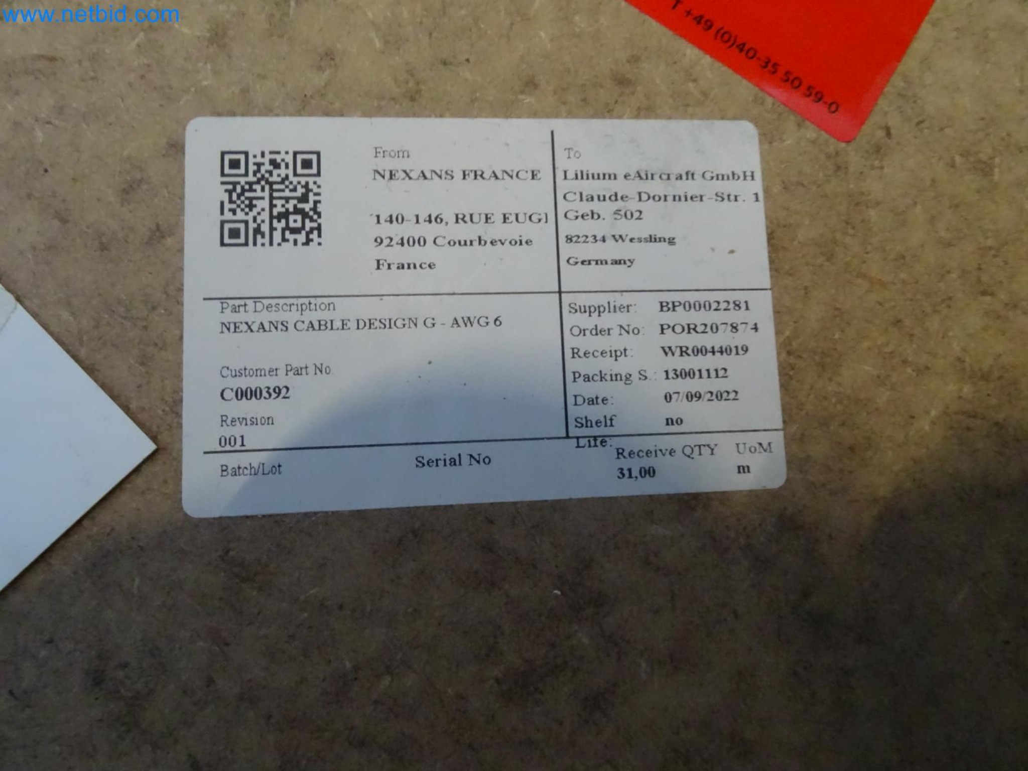 LILIUM eAircraft GmbH / LILIUM GmbH; Maschinen, Testanlagen und Betriebsausstattungen zur Herstellung von eVTOL -2