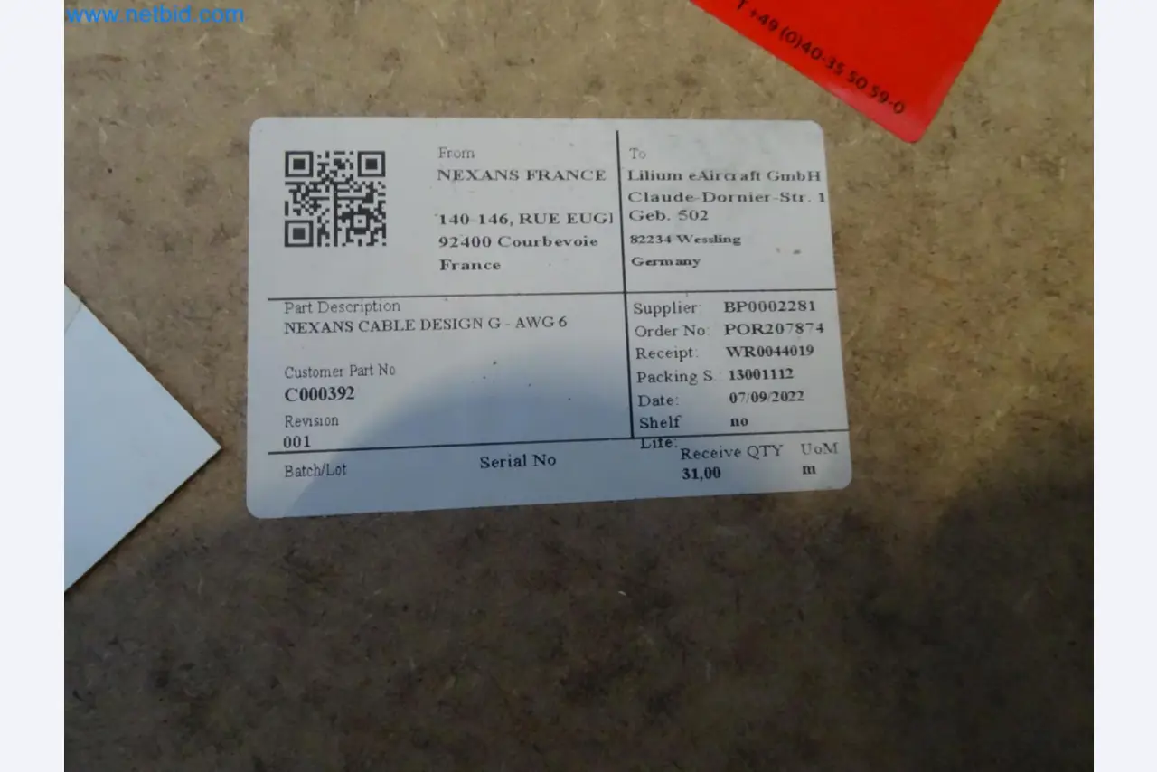 LILIUM eAircraft GmbH / LILIUM GmbH; Maschinen, Testanlagen und Betriebsausstattungen zur Herstellung von eVTOL -2