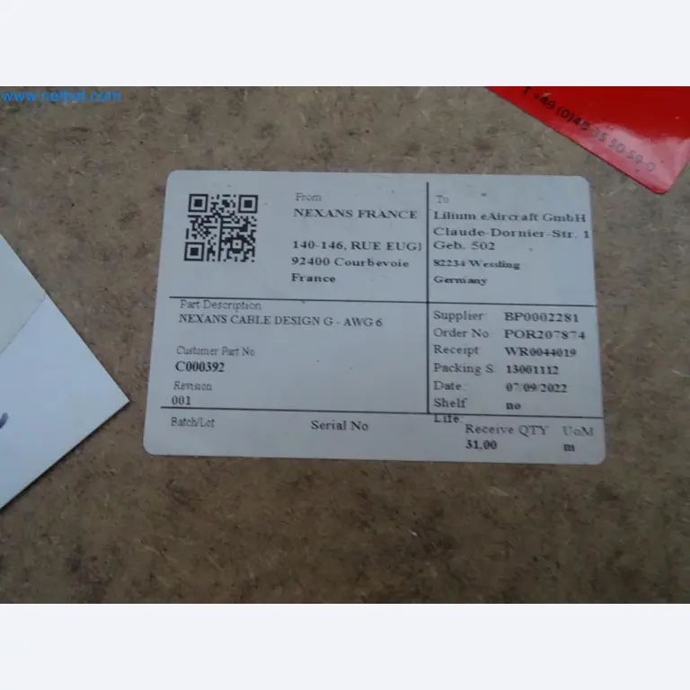 LILIUM eAircraft GmbH / LILIUM GmbH; Maschinen, Testanlagen und Betriebsausstattungen zur Herstellung von eVTOL -3