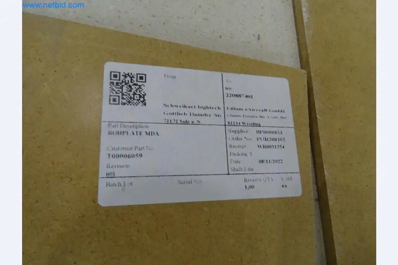 LILIUM eAircraft GmbH / LILIUM GmbH; Maschinen, Testanlagen und Betriebsausstattungen zur Herstellung von eVTOL -2