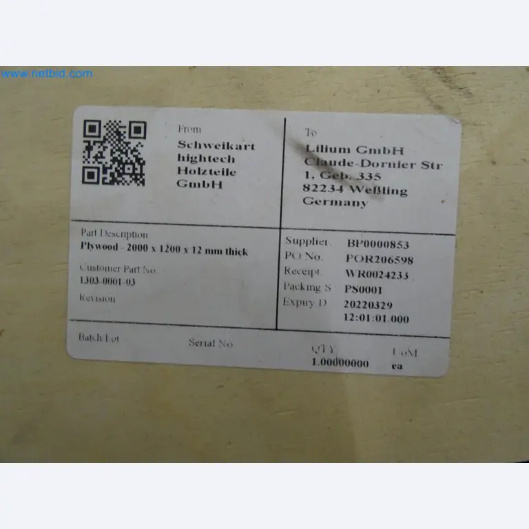 LILIUM eAircraft GmbH / LILIUM GmbH; Maschinen, Testanlagen und Betriebsausstattungen zur Herstellung von eVTOL -6