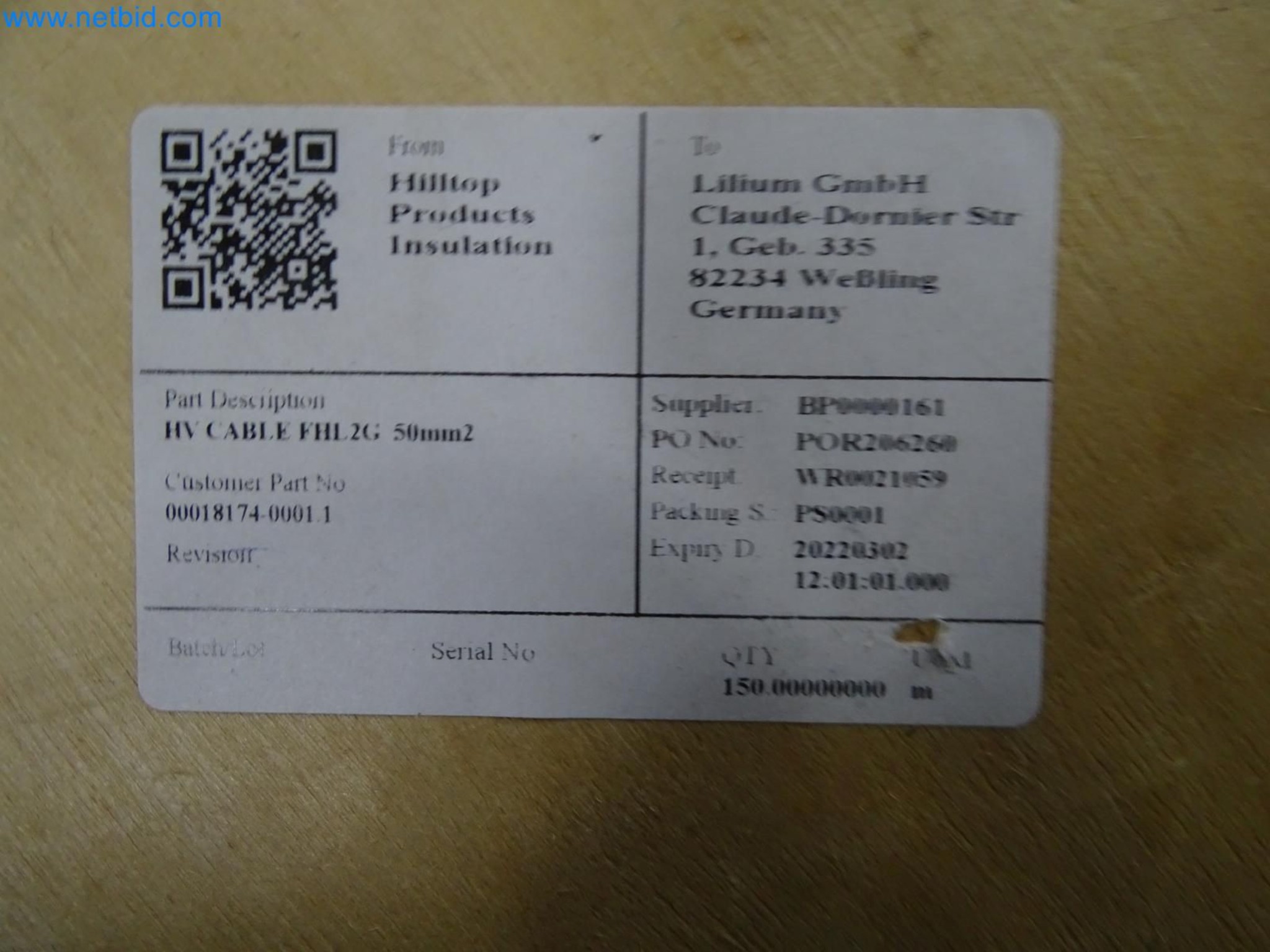 LILIUM eAircraft GmbH / LILIUM GmbH; Maschinen, Testanlagen und Betriebsausstattungen zur Herstellung von eVTOL -2