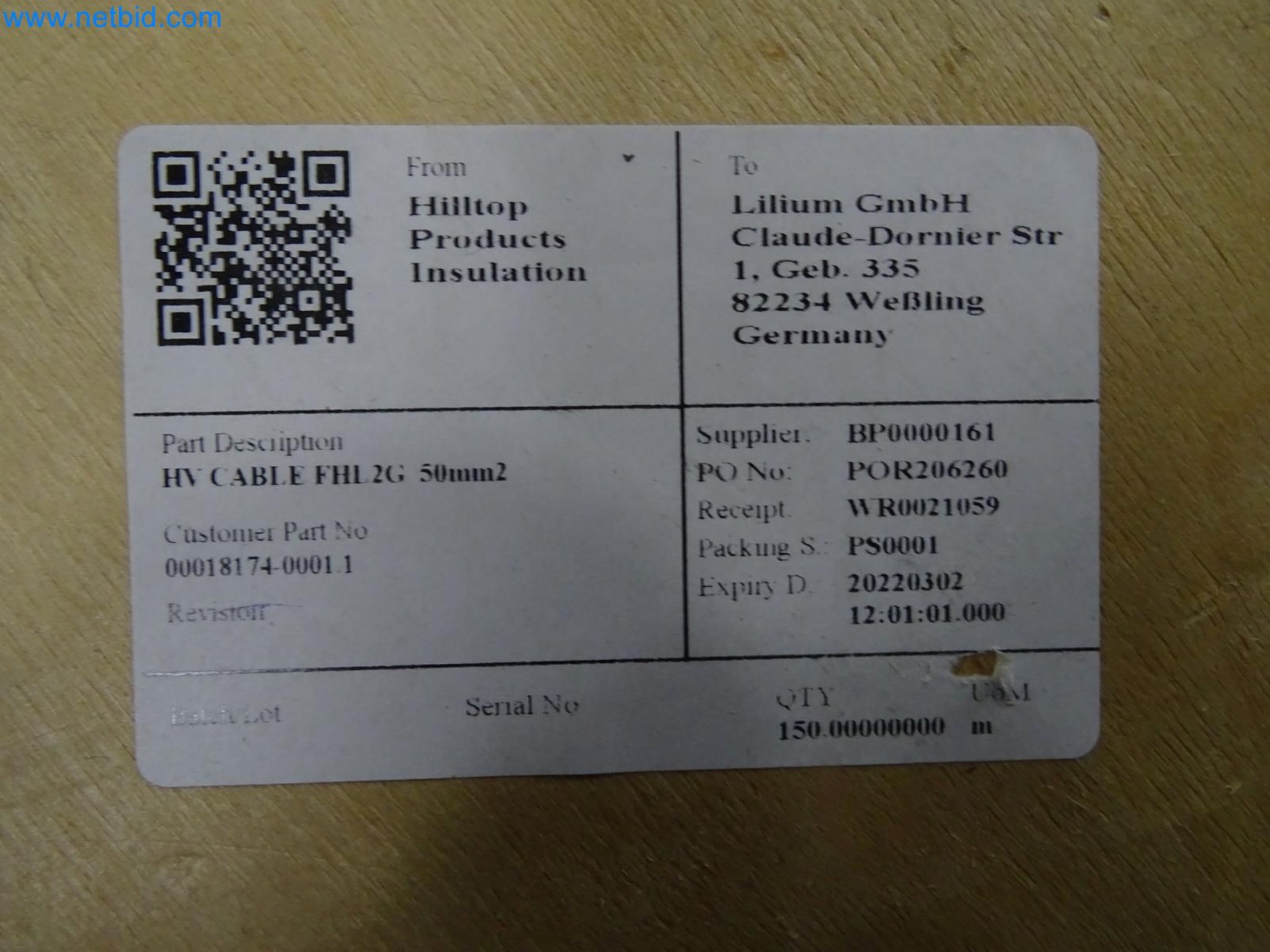 LILIUM eAircraft GmbH / LILIUM GmbH; Maschinen, Testanlagen und Betriebsausstattungen zur Herstellung von eVTOL -3