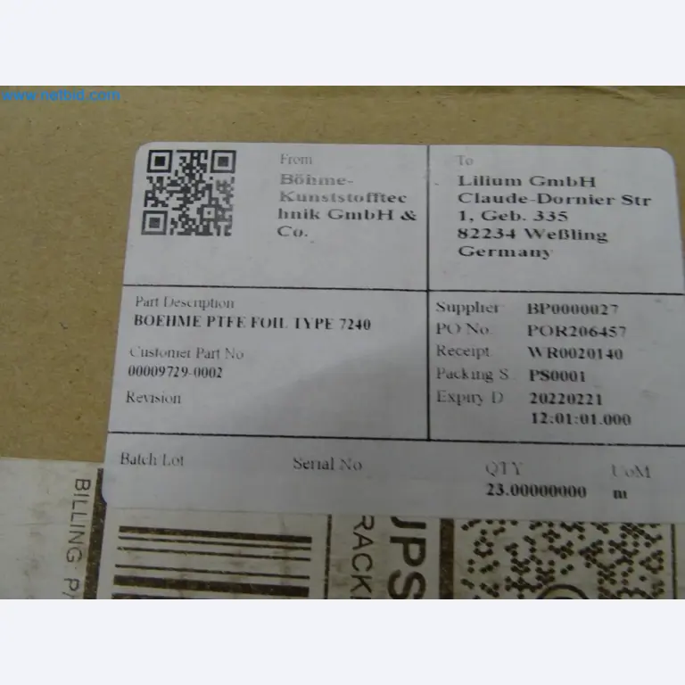 LILIUM eAircraft GmbH / LILIUM GmbH; machines, test systems and operating equipment for the production of eVTOLs-3