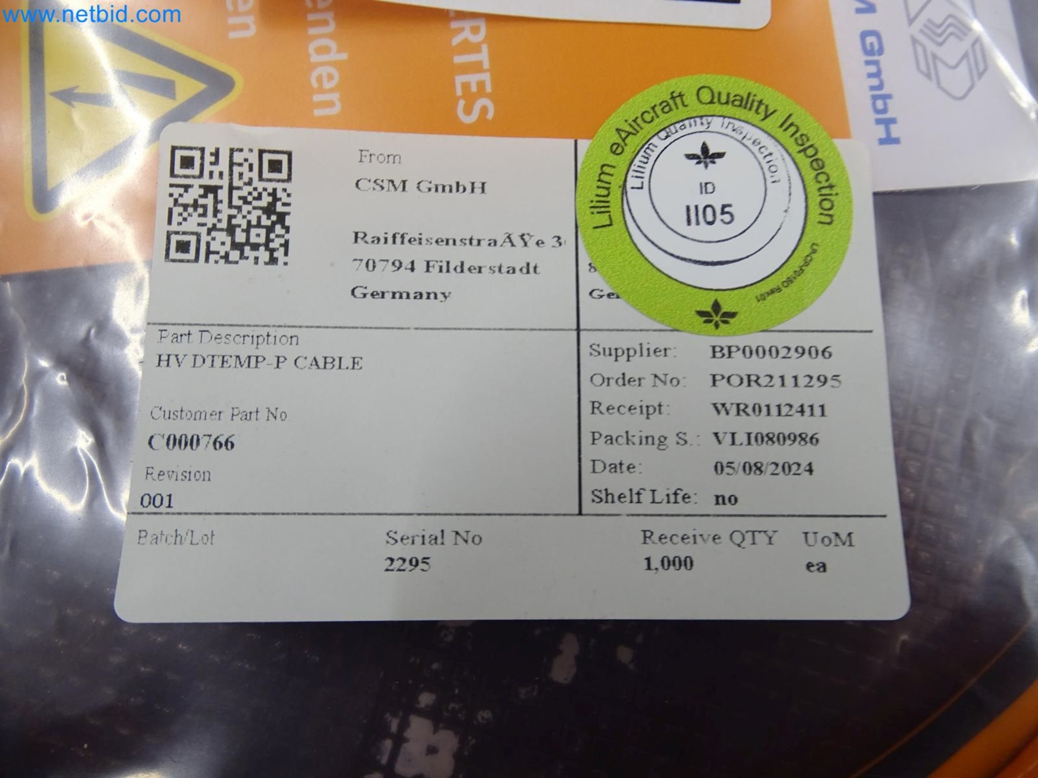 LILIUM eAircraft GmbH / LILIUM GmbH; machines, test systems and operating equipment for the production of eVTOLs-3