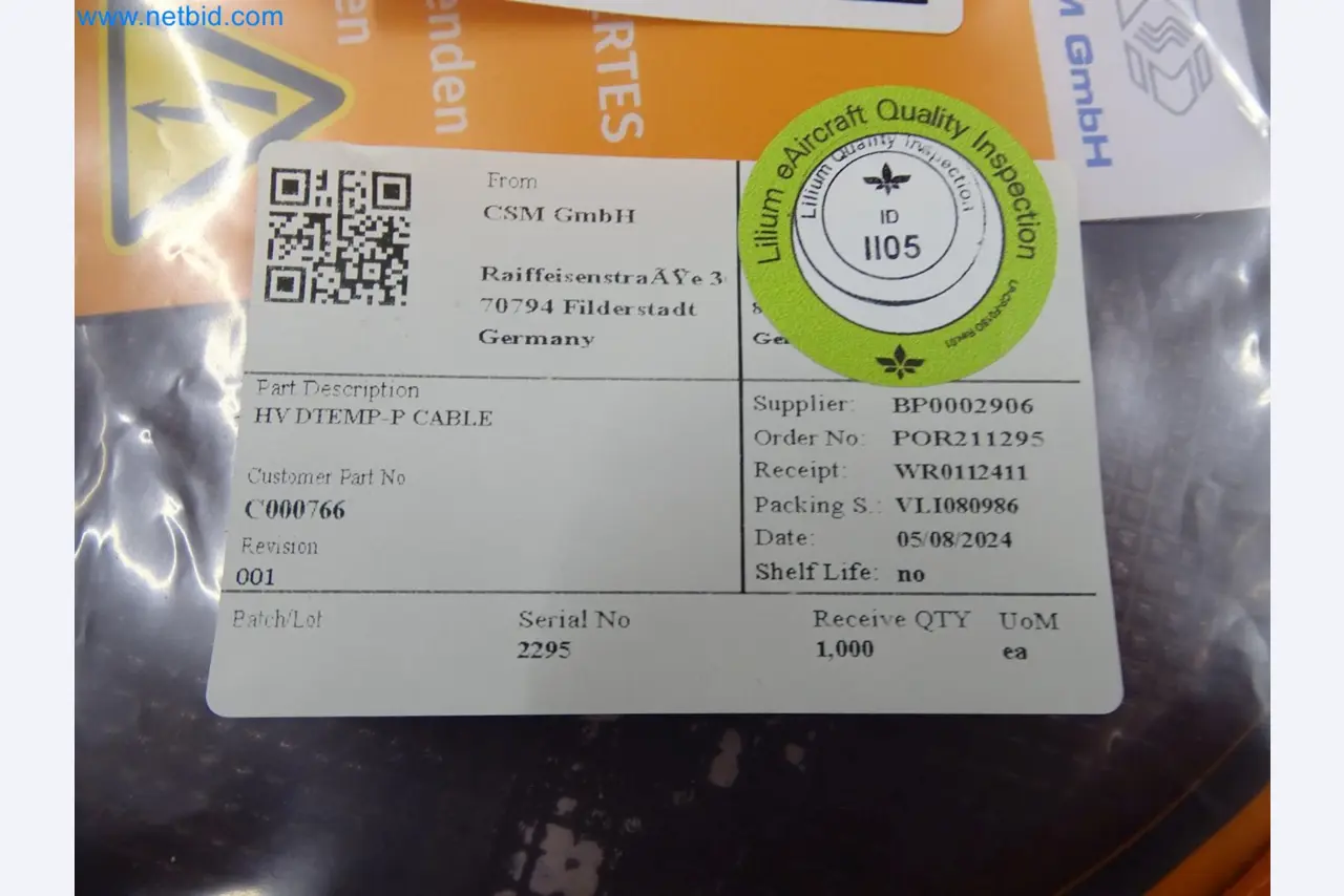 LILIUM eAircraft GmbH / LILIUM GmbH; machines, test systems and operating equipment for the production of eVTOLs-3