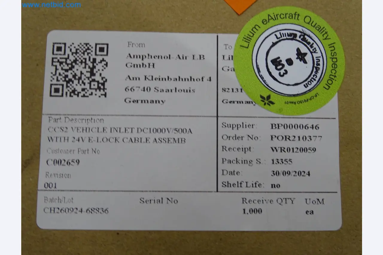 LILIUM eAircraft GmbH / LILIUM GmbH; machines, test systems and operating equipment for the production of eVTOLs-7