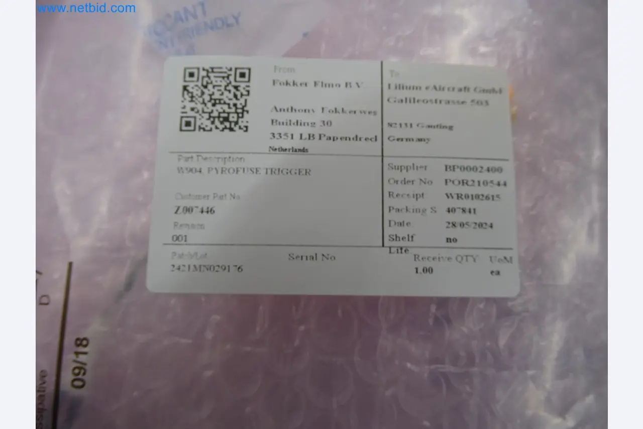 LILIUM eAircraft GmbH / LILIUM GmbH; Maschinen, Testanlagen und Betriebsausstattungen zur Herstellung von eVTOL -4