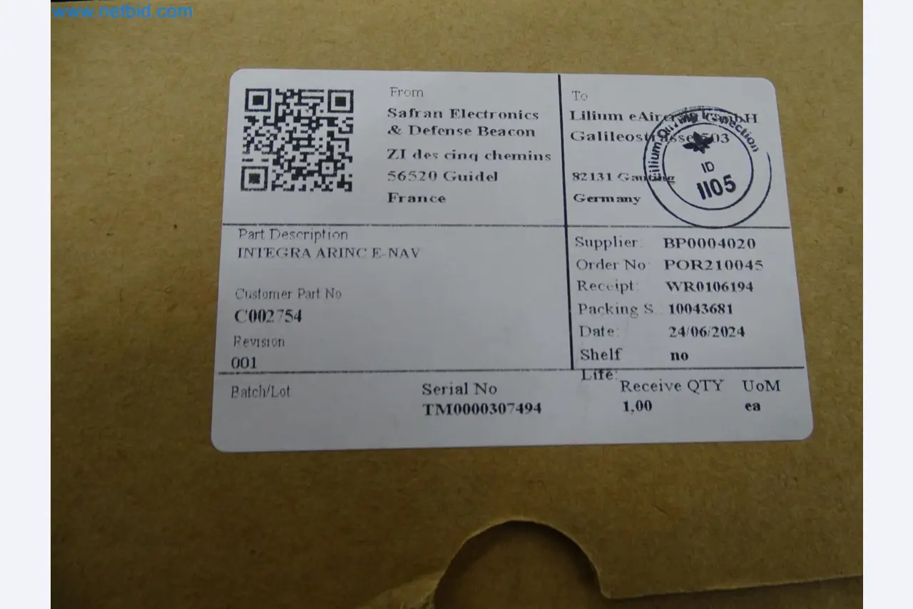 LILIUM eAircraft GmbH / LILIUM GmbH; Maschinen, Testanlagen und Betriebsausstattungen zur Herstellung von eVTOL -9