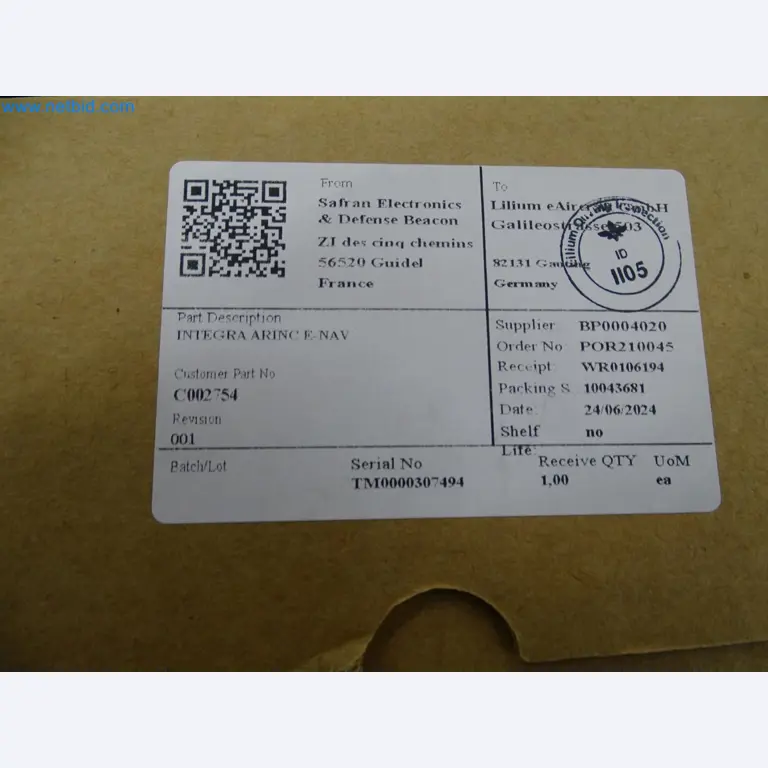 LILIUM eAircraft GmbH / LILIUM GmbH; Maschinen, Testanlagen und Betriebsausstattungen zur Herstellung von eVTOL -9