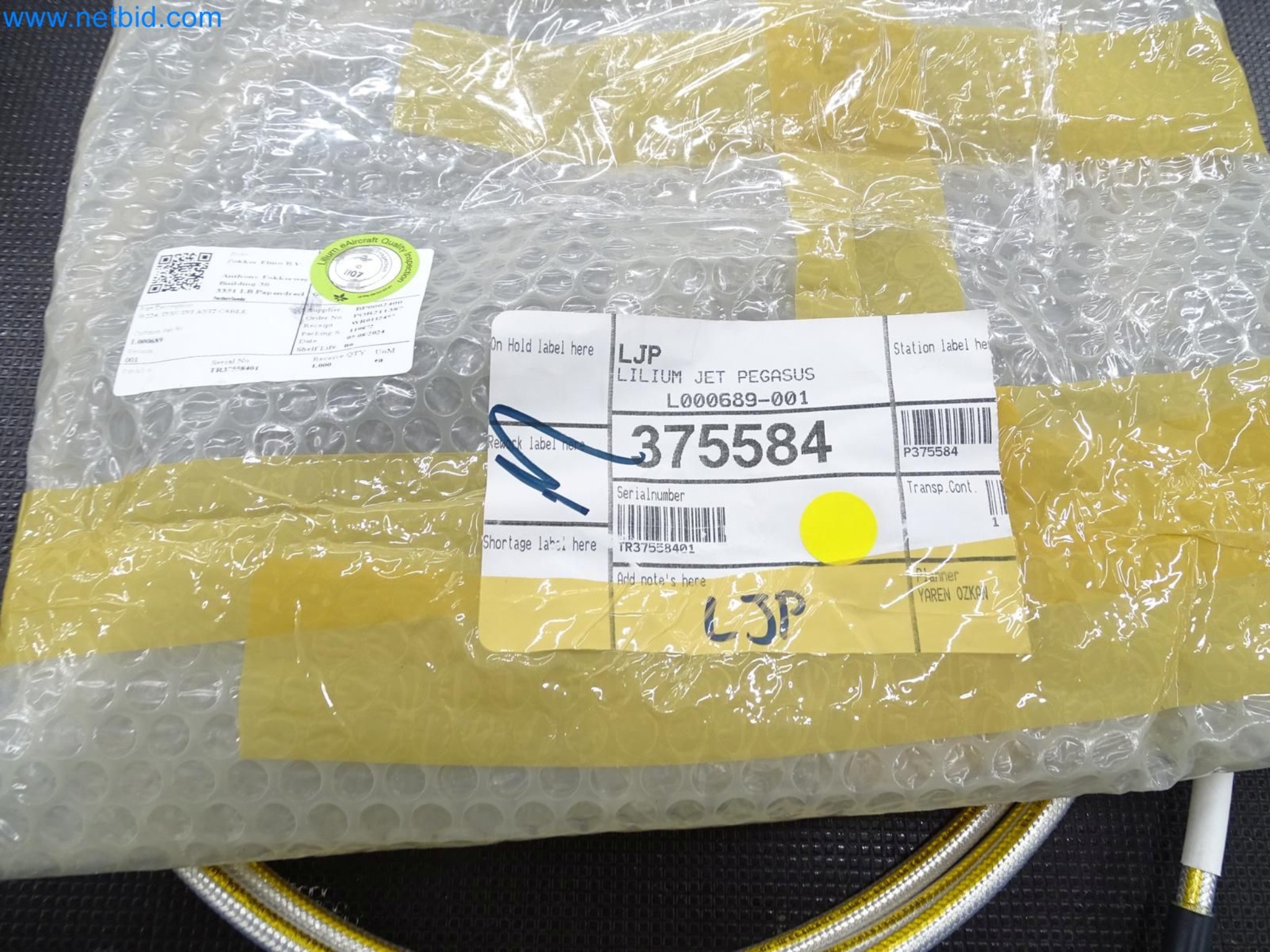 LILIUM eAircraft GmbH / LILIUM GmbH; Maschinen, Testanlagen und Betriebsausstattungen zur Herstellung von eVTOL -3