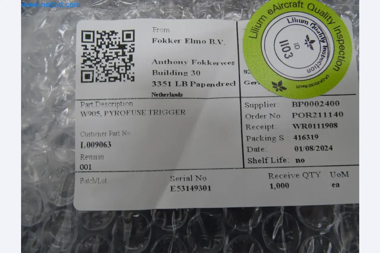 LILIUM eAircraft GmbH / LILIUM GmbH; Maschinen, Testanlagen und Betriebsausstattungen zur Herstellung von eVTOL -6