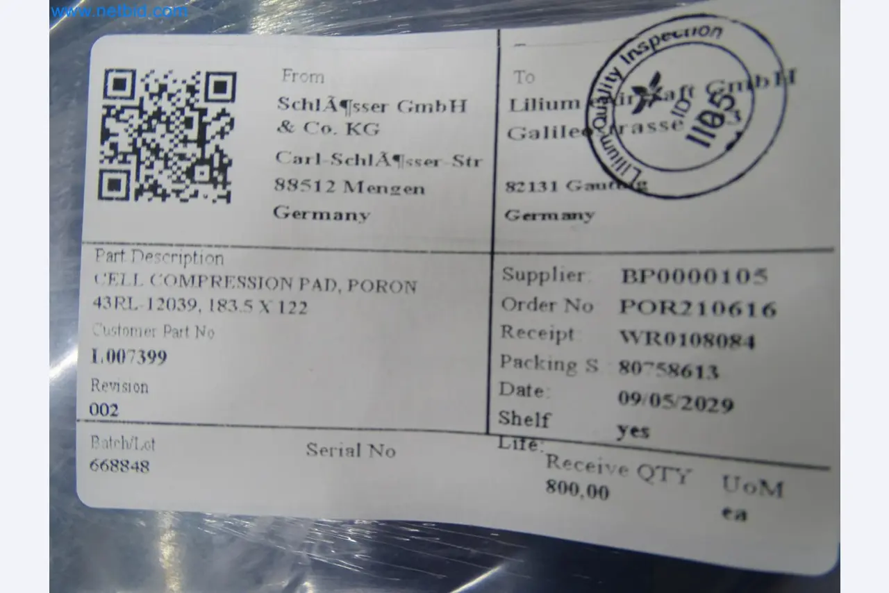 LILIUM eAircraft GmbH / LILIUM GmbH; Maschinen, Testanlagen und Betriebsausstattungen zur Herstellung von eVTOL -4