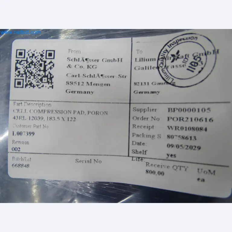 LILIUM eAircraft GmbH / LILIUM GmbH; Maschinen, Testanlagen und Betriebsausstattungen zur Herstellung von eVTOL -4