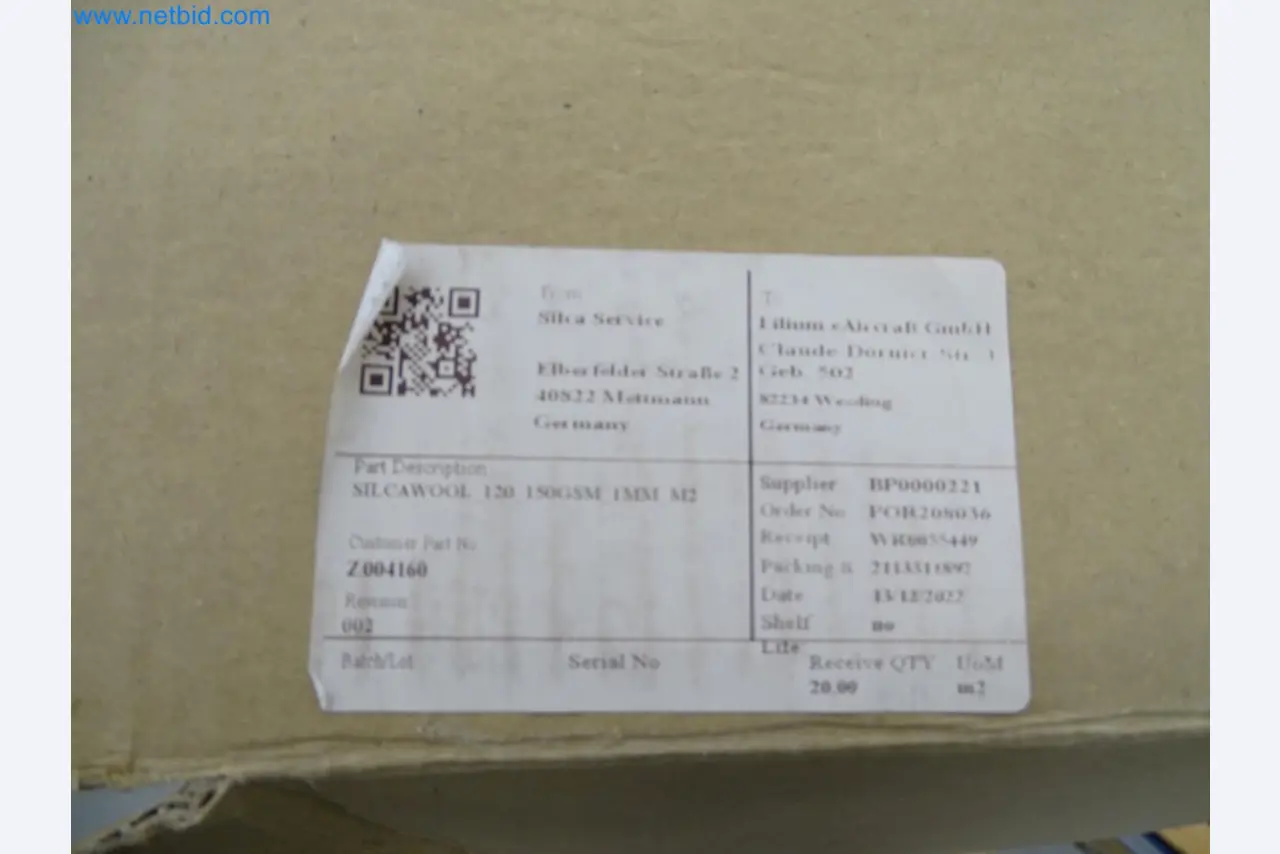 LILIUM eAircraft GmbH / LILIUM GmbH; Maschinen, Testanlagen und Betriebsausstattungen zur Herstellung von eVTOL -3