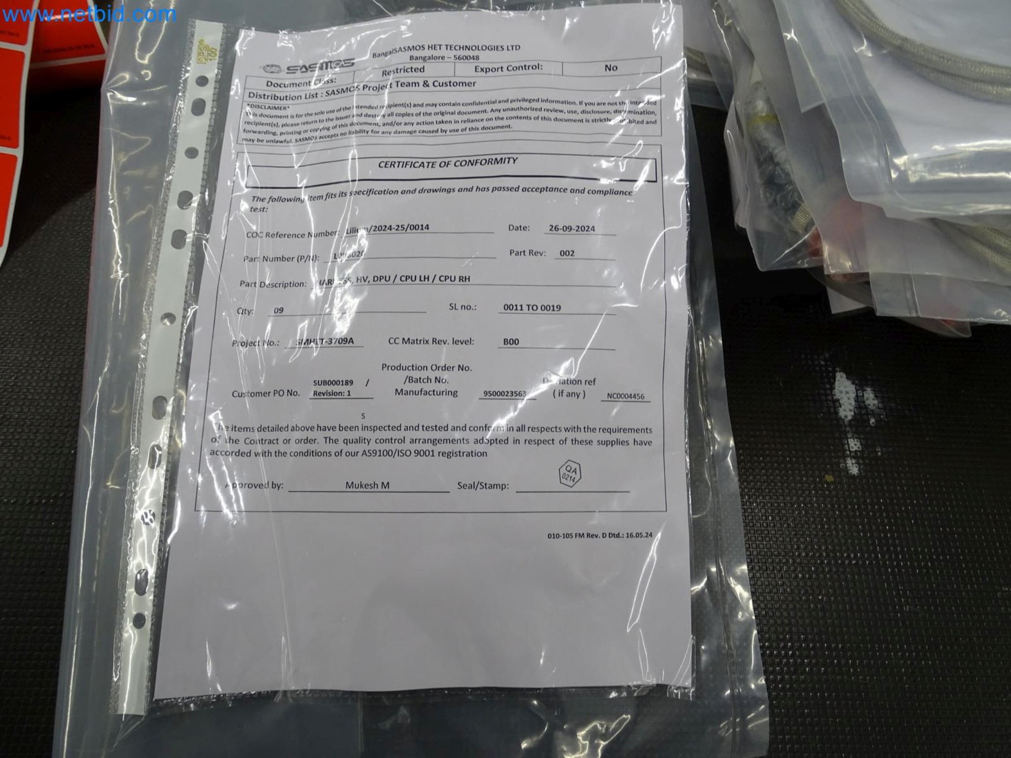 LILIUM eAircraft GmbH / LILIUM GmbH; Maschinen, Testanlagen und Betriebsausstattungen zur Herstellung von eVTOL -3