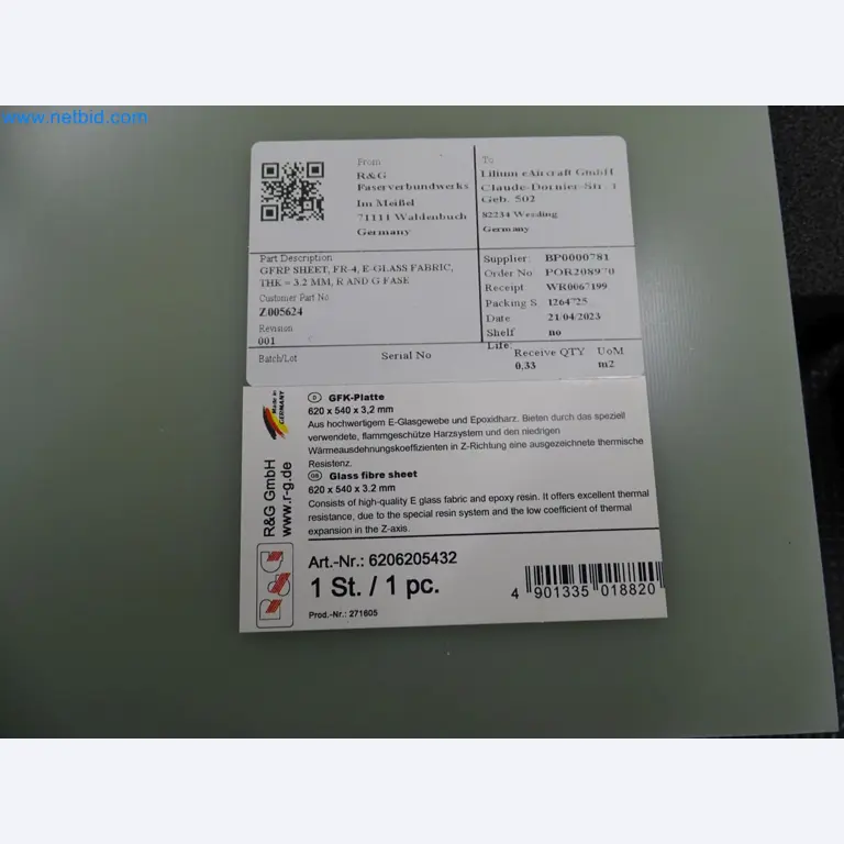 LILIUM eAircraft GmbH / LILIUM GmbH; Maschinen, Testanlagen und Betriebsausstattungen zur Herstellung von eVTOL -2