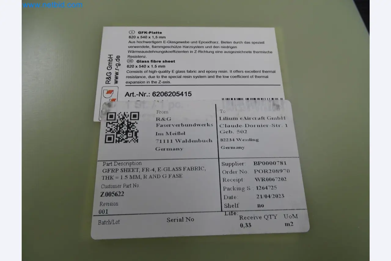 LILIUM eAircraft GmbH / LILIUM GmbH; Maschinen, Testanlagen und Betriebsausstattungen zur Herstellung von eVTOL -5