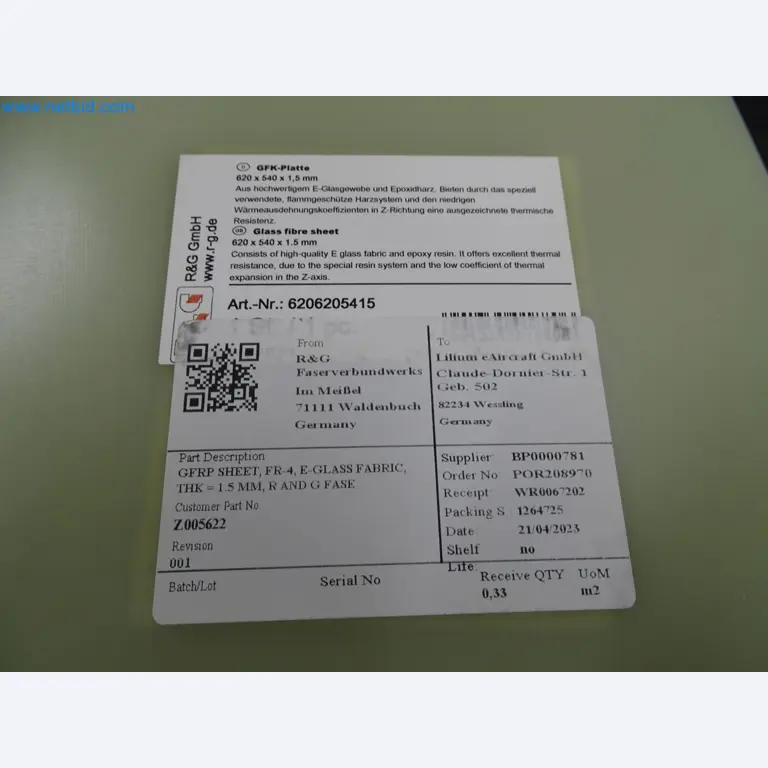 LILIUM eAircraft GmbH / LILIUM GmbH; Maschinen, Testanlagen und Betriebsausstattungen zur Herstellung von eVTOL -5