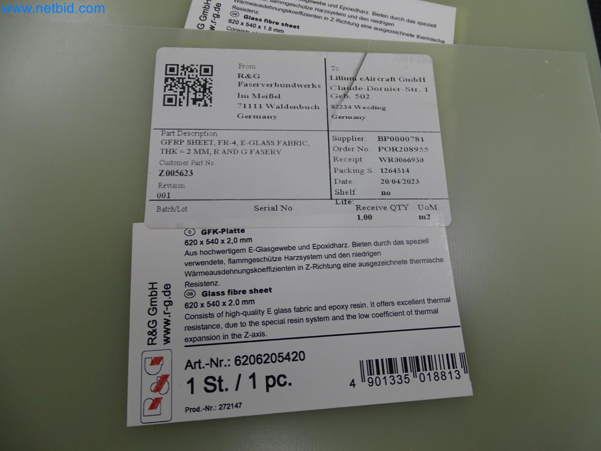 LILIUM eAircraft GmbH / LILIUM GmbH; Maschinen, Testanlagen und Betriebsausstattungen zur Herstellung von eVTOL -8