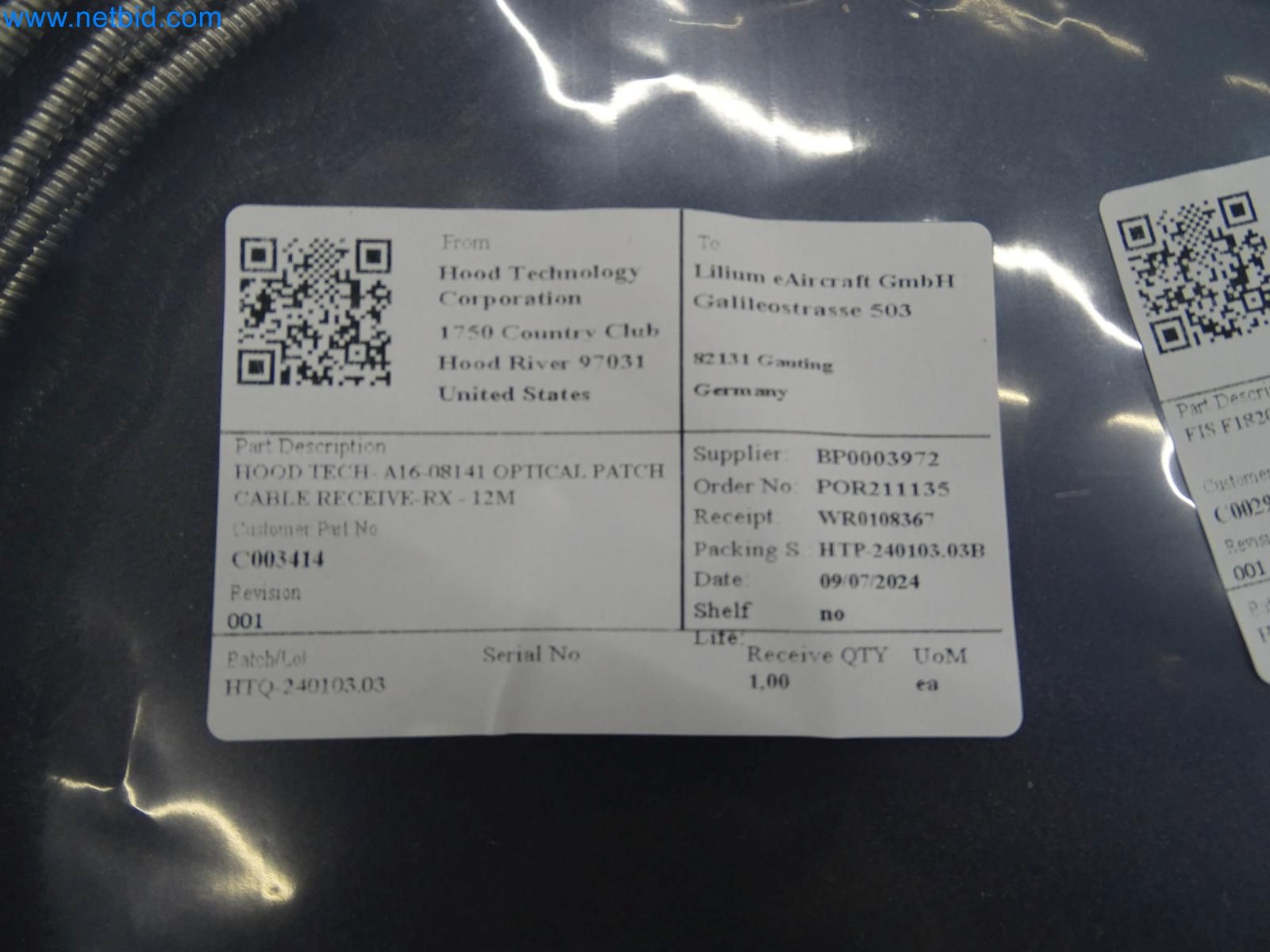 LILIUM eAircraft GmbH / LILIUM GmbH; Maschinen, Testanlagen und Betriebsausstattungen zur Herstellung von eVTOL -4