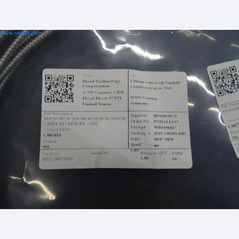 LILIUM eAircraft GmbH / LILIUM GmbH; Maschinen, Testanlagen und Betriebsausstattungen zur Herstellung von eVTOL -4