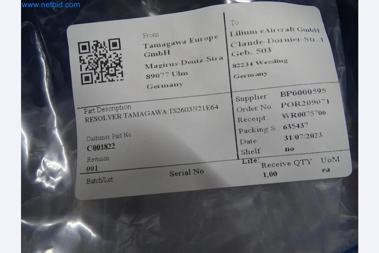 LILIUM eAircraft GmbH / LILIUM GmbH; Maschinen, Testanlagen und Betriebsausstattungen zur Herstellung von eVTOL -5