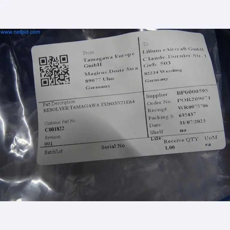 LILIUM eAircraft GmbH / LILIUM GmbH; Maschinen, Testanlagen und Betriebsausstattungen zur Herstellung von eVTOL -5