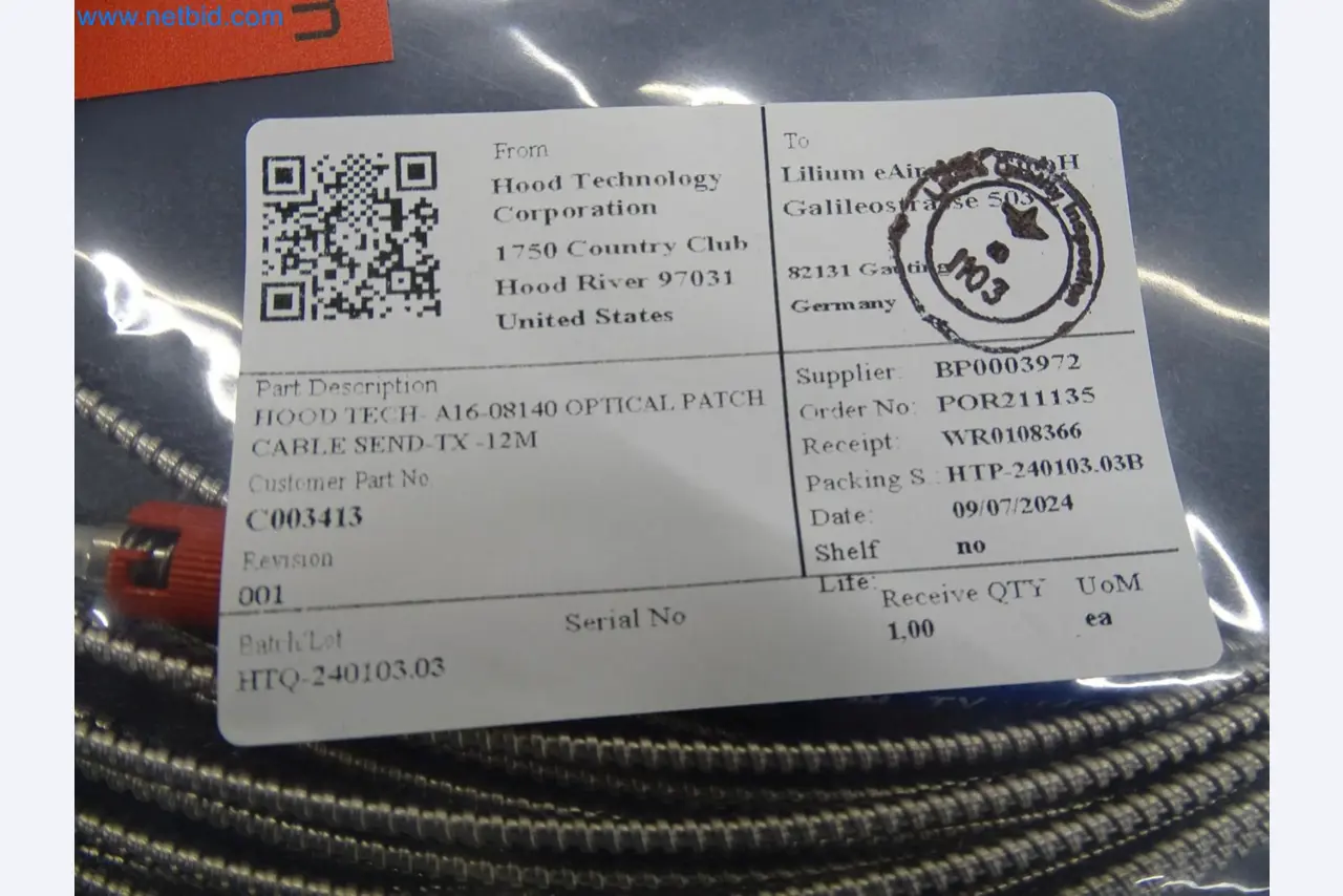 LILIUM eAircraft GmbH / LILIUM GmbH; Maschinen, Testanlagen und Betriebsausstattungen zur Herstellung von eVTOL -6